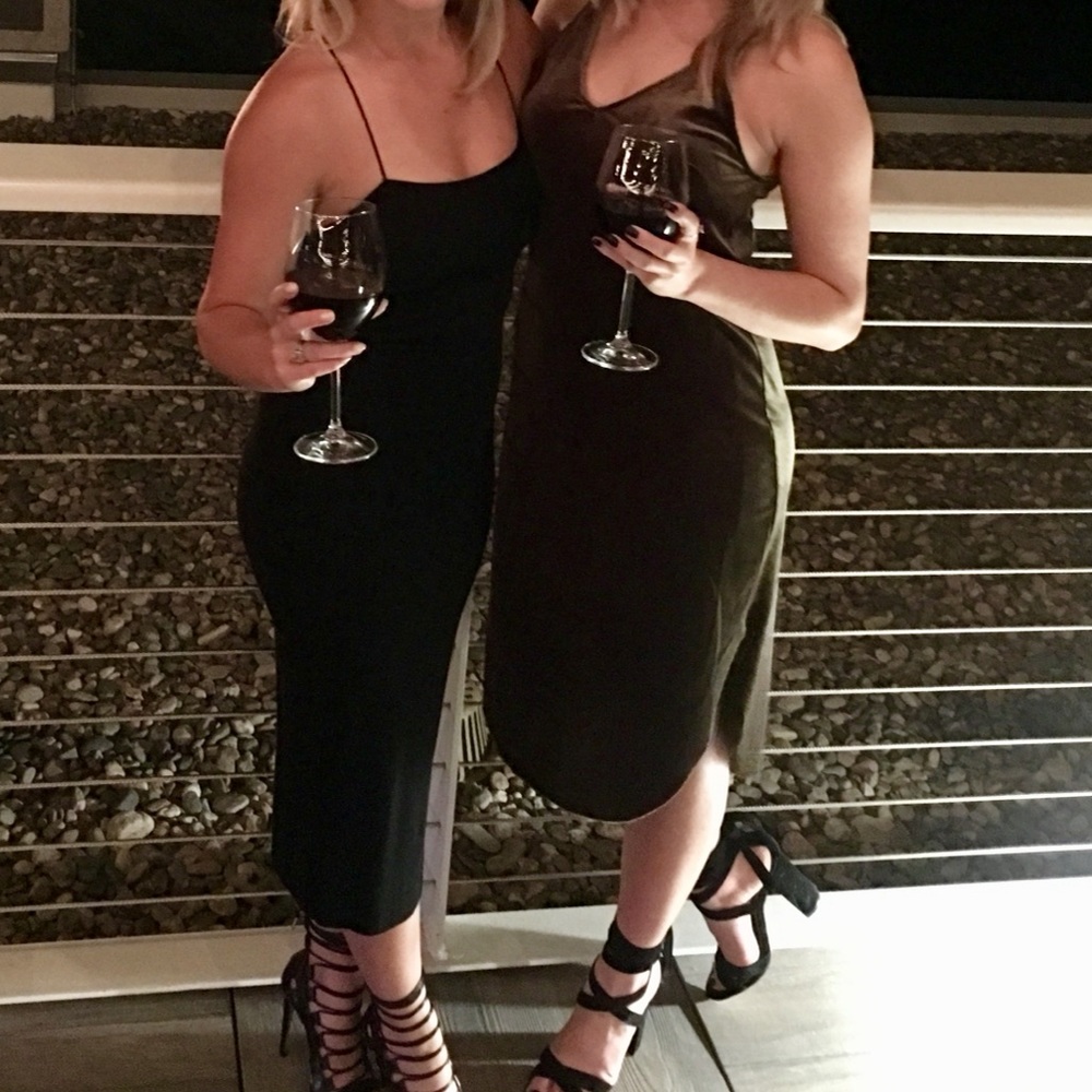 Velvet Midi Dress